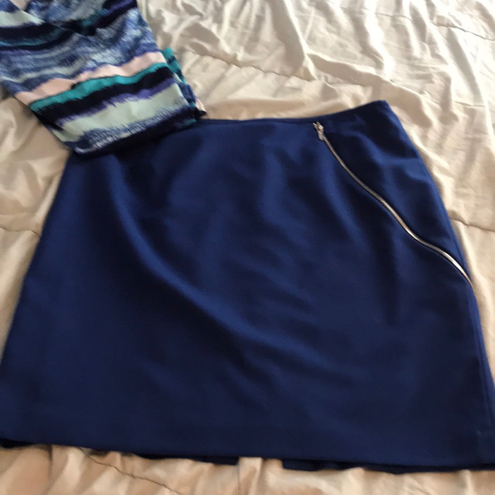 Calvin Klein Skirt with Zipper Detail